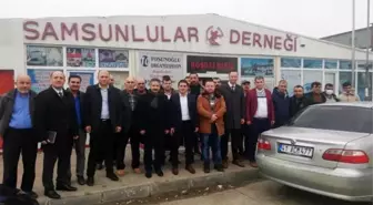 Kaymakam Taşçı'dan ilçedeki hemşeri dernekleri ile bir araya geldi