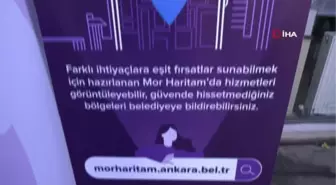 Ankara'da kadın sanatçılar duvarları 'Mor Haritam' uygulamasıyla renklendirdi