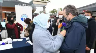 Gönül Elleri Çarşısı'ndan kadına şiddet için farkındalık etkinliği