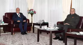 Tümgeneral Erhan Uzun, Rektör Çomaklı'nın konuğu oldu