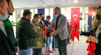 Aydın Büyükşehir Belediyesi Görme engellilerin yanında