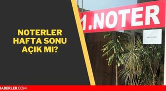 Noter çalışma saatleri 2021! Noter kaçta açılır? Noter kaçta kapanır? Hafta sonu noter açık mı?