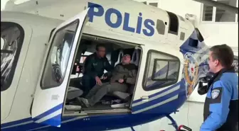 Son dakika haber! Polis helikopterine binen engelli vatandaş, hayalini gerçekleşti