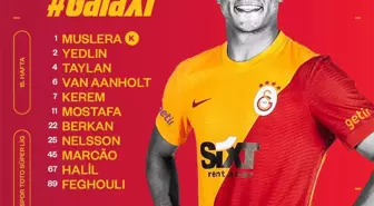 Galatasaray'da 4 değişiklik