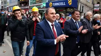 MADEN İŞÇİLERİNDEN 'DÜNYA MADENCİLER GÜNÜ'NDE YÜRÜYÜŞ