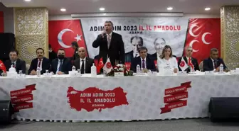 MHP'nin 'Adım Adım 2023, İl İl Anadolu' heyeti Adana'da