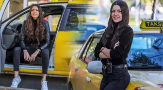 Üniversite mezunu Dilara baba mesleğini seçti! O artık durağın en güzel taksicisi!