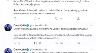 AK Parti Sözcüsü Çelik, Larnaka Büyük Camisi'ne yapılan saldırıyı kınadı Açıklaması