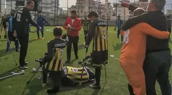 Ampute Ligi maçı savaş alanına döndü, yumruklar havada uçuştu: Senin için gazi oldum