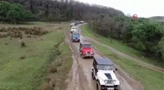 İstanbul'da Off-Road nefes kesti... Araçların zorlu yolculuğu böyle görüntülendi