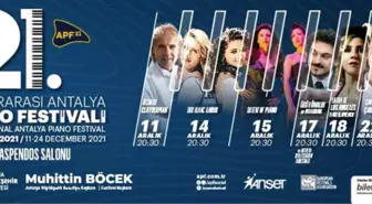 21. Uluslararası Antalya Piyano Festivali 11 Aralık'ta başlayacak