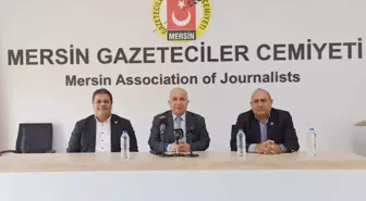 Son dakika! Mersin İl Emniyet Müdürü Aslan, Mersin Gazeteciler Cemiyetini ziyaret etti