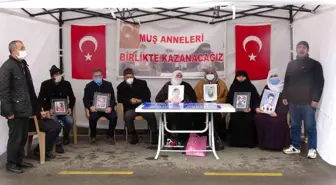 Muş'ta evlat nöbeti tutan ailelerin sayısı 23'e yükseldi