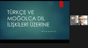 Ahmet Yesevi Üniversitesinde 'Türkçe-Moğolca Dil İlişkileri' Konferansı Düzenlendi