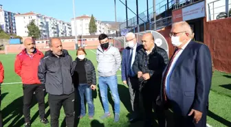 Başkan Posbıyık futbolculara moral verdi