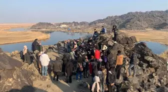 Iğdır'da coğrafya bölümü öğrencilerinden arazide uygulamalı ders