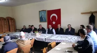 Vali Yardımcısı Boztepe ve Kaymakam Düzgün'den Karlık köyüne ziyaret