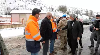 Sayın Valimiz Mehmet Makas, Refahiye ve İliç İlçeleri Arasında Devam Eden Sünebeli Tüneli İnşaatında İncelemelerde Bulundu