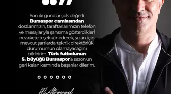 Mehmet Altıparmak'tan Bursaspor açıklaması