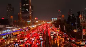 İstanbul'da trafik yoğunluğu