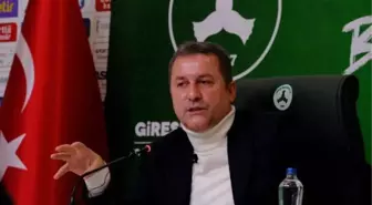 Giresunspor Başkanı Karaahmet'ten taraftarlara çağrı