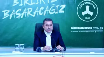 Hakan Karaahmet: 'Tek derdimiz Giresunspor Süper Lig'de kalıcı olsun'