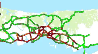 İstanbul'da trafik yoğunluğu yüzde 81'e ulaştı