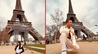 Aşk tatiline çıktılar: Demet Özdemir ve Oğuzhan Koç Paris'te