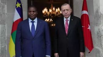 Cumhurbaşkanı Erdoğan, Orta Afrika Cumhuriyeti Cumhurbaşkanı Touadera ile görüştü