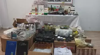 Kayseri'de ilaç yapımında kullanılan aktar ürünleri ele geçirildi