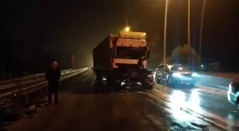 Hatay'da iki tır çarpıştı: 1 yaralı