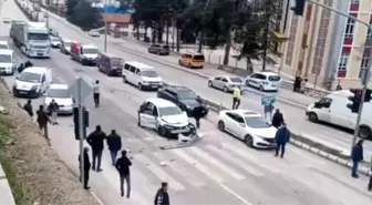 Isparta'da zincirleme kaza: 2 yaralı