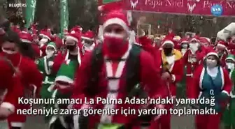 Binlerce Noel Baba Madrid Sokaklarında Koştu