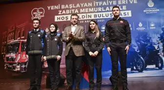 İBB'de göreve başlayan İtfaiye ve Zabıta memurları için tören düzenlendi