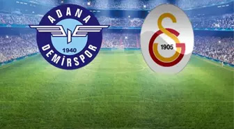 Adana Demirspor-Galatasaray maçında ilk 11'ler belli oldu