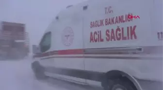 Ağrı'da ekipler, 92 yaşındaki hasta için seferber oldu