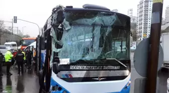 Ankara'da bir halk otobüsü kaza yaptı! Çok sayıda yaralı var