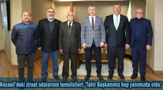 'Tahir Başkanımız hep yanımızda oldu'