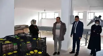 Başkan Sülük'ten turşu atölyesinde inceleme