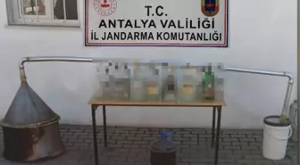 Korkuteli'de 80 litre sahte alkol yakalandı