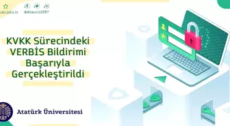 KVKK sürecindeki verbis bildirimi başarıyla gerçekleştirildi