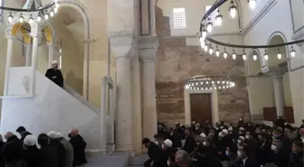 Diyanet İşleri Başkanı Erbaş, Enez Ayasofya Cami-i Şerifi'nde hutbe irad etti