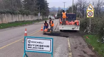 Yollarda onarım çalışmaları yapıldı