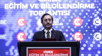 Cumhurbaşkanlığı İletişim Başkanı Altun, CİMER Eğitim ve Bilgilendirme Toplantısı'na katılarak konuşma yaptı