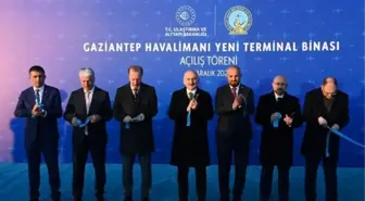 GAZİANTEP HAVALİMANI YENİ TERMİNAL BİNASI CUMHURBAŞKANI ERDOĞAN'IN TEŞRİFLERİYLE AÇILDI