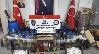 İzmir'de sahte kaçak içki satıcılarına operasyon