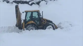 Kulp'ta karla mücadele çalışmaları