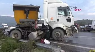 TIR, minibüs ve otomobile çarptı: 1 ölü, 3 ağır yaralı