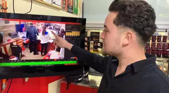 Tırnakçı kadınların numarasını esnafın dikkati bozdu