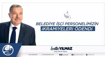 ANTAKYA BELEDİYESİ İŞÇİ PERSONELİNE İKRAMİYELERİ ÖDENDİ